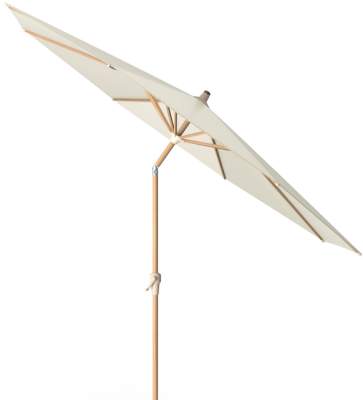 Riva 300 cm parasoll ecru/teak#2