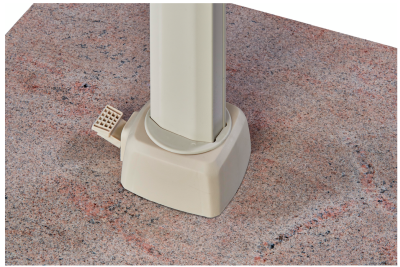 Beaufort premium 320x320 cm parasoll champagne/sandstone#4