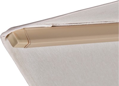 Beaufort premium 320x320 cm parasoll champagne/sandstone#5