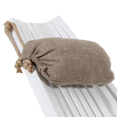 Ribbon nackkudde natur linne