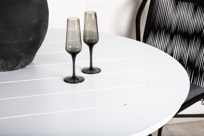 Alma bord 120 cm vit aluminium#3