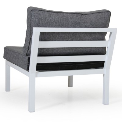 Weldon mittdel vit/grå allvädersdyna#2