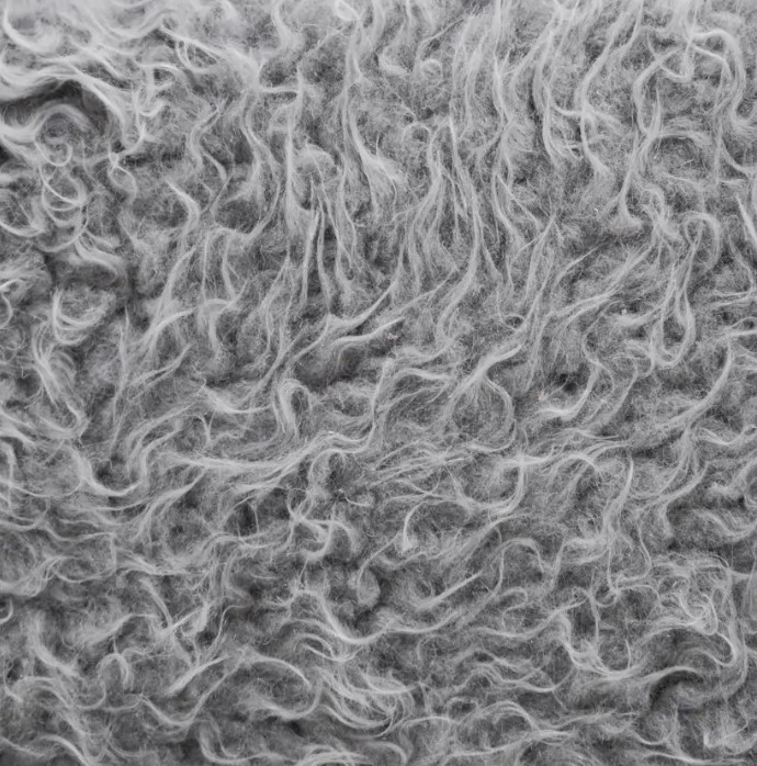 Confetti bänk 3L svartbetsad ek/fårskinnslook