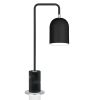 Bend bordlampa svart/krom