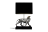 Zimba bordlampa silver/svart