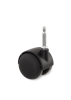 Möbelhjul svart/svart (4-pack)
