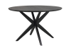 Calverton matbord runt Ø120 svart ek