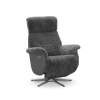 Lissabon fåtölj flip-up motorrecliner fårskinn ljusgrå#1
