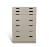 Aoko byrå 7 lådor beige#2