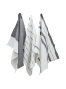 Cleo kökshandduk 3-pack svart/vit#2