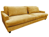 Baltimore XL soffa 3,5-sits tyg Manchester mustard, vitpigmenterad ek