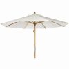 Nice parasoll 300 cm natur/trä