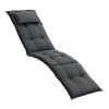 Naxos däckstolsdyna antracit med nackkudde