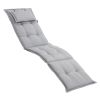 Naxos däckstolsdyna ljusgrå med nackkudde