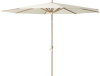 Riva 300 cm parasoll ecru/teak