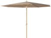 Riva 300 cm parasoll taupe/teak